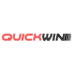 QUICKWIN CASINO LOGO – DYNAMISCHER SCHRIFTZUG IM MOTORSPORT-DESIGN MIT RENNSPORT-ELEMENTEN